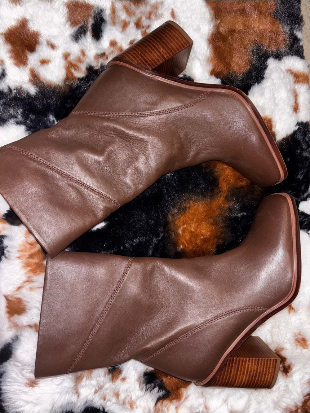 Franco Sarto Stevie Side Zip Ankle Boots - Picture 10 of 11